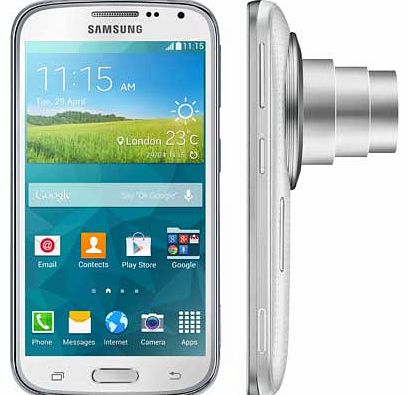 Sim Free Samsung K Zoom Mobile Phone - White