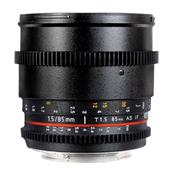 Samyang 85mm T1.5 AS IF UMC VDSLR Lens (Nikon F)