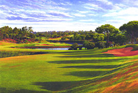san Lorenzo 18th Hole Limited Edition Golf Print
