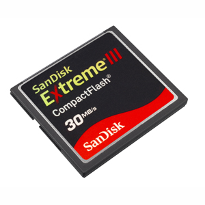 16GB Extreme III Compact Flash Card 30MB/s
