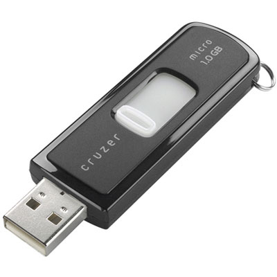 SanDisk 1GB Cruzer Micro U3 USB Drive (Without
