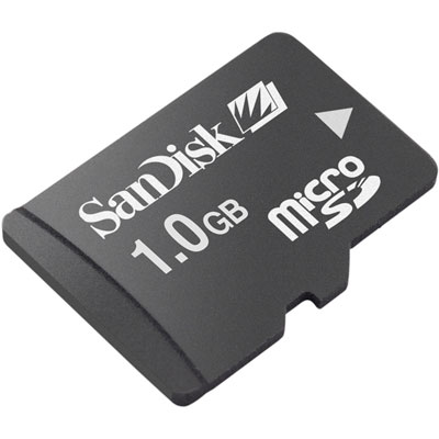 Sandisk 1gb micro sd transflash card