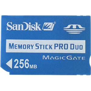 Sandisk 256Mb Memory Stick Duo PRO