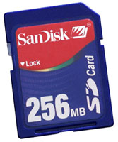 Sandisk 256MB SD Memory Card
