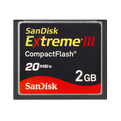 Sandisk 2GB 133x Extreme III Compact Flash