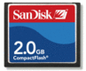 SanDisk 2GB Compact Flash Card(2MB/s)