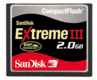 SanDisk 2GB ExtremeIII Compact Flash Card (20MB/s)