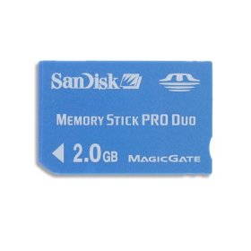 Sandisk 2gb memory stick pro duo Card