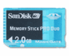 SanDisk 2GB Memory Stick Pro Duo Gaming
