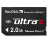 SanDisk 2GB Memory Stick Pro Duo Ultra II (10MB/s)