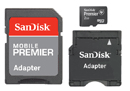 SanDisk 2GB Mobile Premier microSD 2GB W/3in1