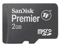 SanDisk 2GB Premier MicroSD Card(TransFlash)