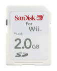 sandisk 2GB SD Gaming Memory Card