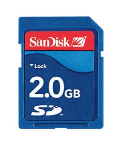 Sandisk 2GB SD card twin pack