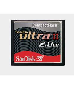 SanDisk 2GB ULTRA II Compact Flash Card