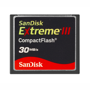 32GB Extreme III Compact Flash Card 30MB/s