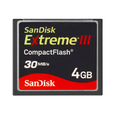 Sandisk 4GB 133x Extreme III Compact Flash