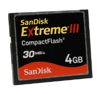 SANDISK 4GB Compact Flash Extreme III