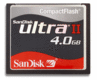 SanDisk 4GB Compact Flash Ultra II Card (9MB/s)