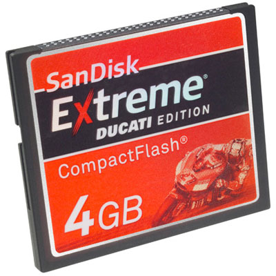 Sandisk 4GB Ducati Extreme IV Compact Flash