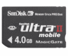 SanDisk 4GB Memory Stick Pro Duo Ultra II Mobile