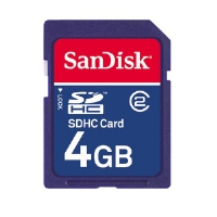 Sandisk 4GB SD card