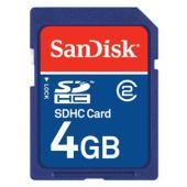 sandisk 4GB SD HC Memory Card