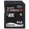 4GB SDHC Extreme III Card + Reader