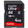 SanDisk 4GB SDHC Ultra II Card (Class 4)