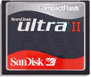 4GB ULTRA II Compact Flash Card