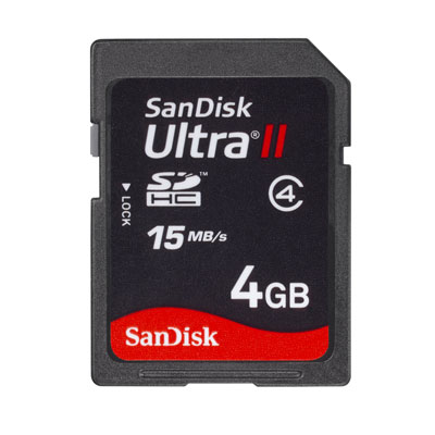 4GB Ultra II Secure Digital HC Class 2