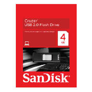 Sandisk 4GB USB CRUZER CZ36 WHITE
