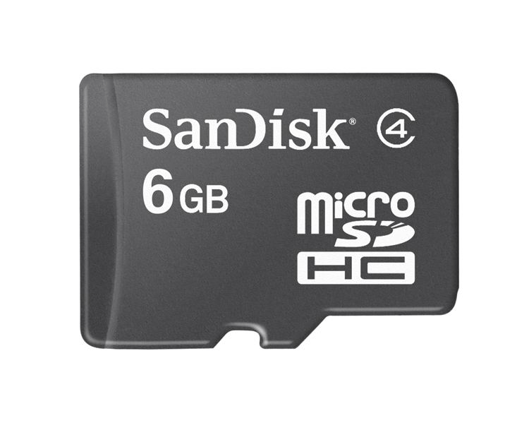 SanDisk 6GB MicroSD Card (TransFlash)