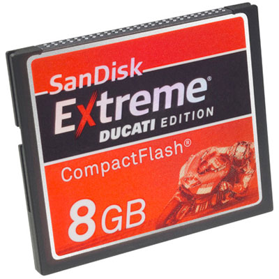 Sandisk 8GB Ducati Extreme IV Compact Flash