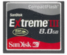 SanDisk 8GB ExtremeIII Compact Flash Card (20MB/s)