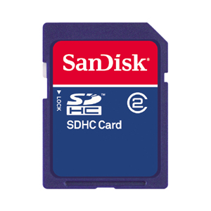 SanDisk 8GB SDHC Card - Class 2