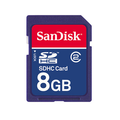 Sandisk 8GB SDHC Card