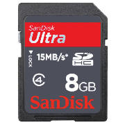 8GB SDHC ULTRA MEMORY CARD
