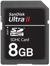 SanDisk 8GB Secure Digital High Capacity Ultra II