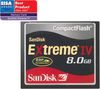 SANDISK CompactFlash Extreme IV 8 GB memory card