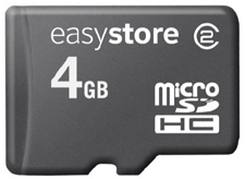 EasyStore Micro SDHC (Class 2) - 4GB