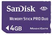 Sandisk Everyday Memorystick Pro Duo 4GB