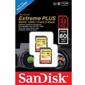Sandisk Extreme 32GB SDHC Memory Card 2 Pack