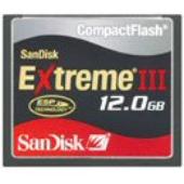 SanDisk Extreme III Compact Flash 12GB Memory Card