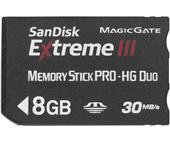 sandisk Extreme III Memory Stick Pro Duo 8GB