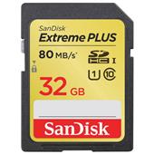 Sandisk Extreme Plus 32GB SDHC UHS-I Memory Card