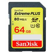 Extreme Plus 64GB SDHC UHS-I Memory Card