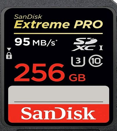 Sandisk Extreme PRO SDXC - 256GB - UHS-I Memory Card