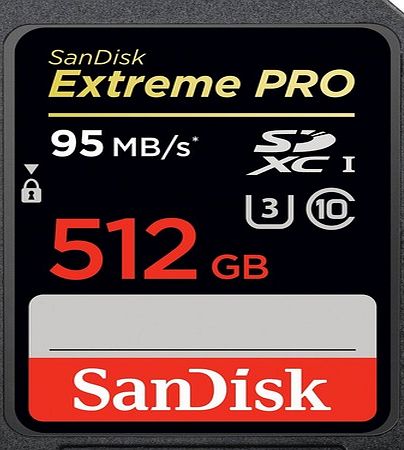 Sandisk Memory Card - Extreme Pro SDXC - 512GB - Class 10
