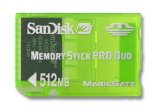 SanDisk Memory Stick PRO Duo Gaming (PSP Memory) - 512MB